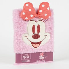 Minnie - Notebook peluche, rose
