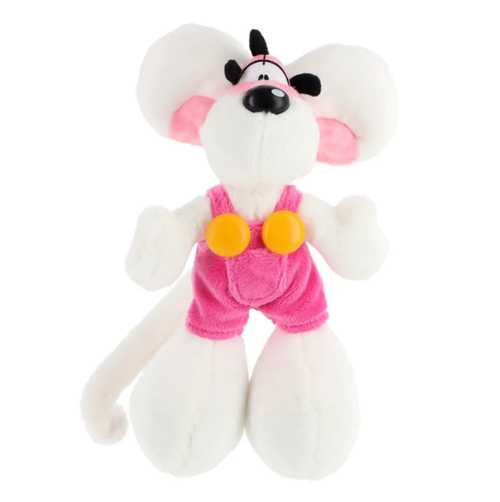 Peluche Diddl en salopette Rose 20cm