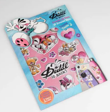 Planche De Stickers 3D Diddl Et Ses Amis