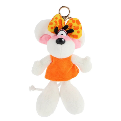 Porte-clés peluche Diddlina en robe 15cm