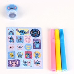 Stitch notebook ensemble coloriage stickers