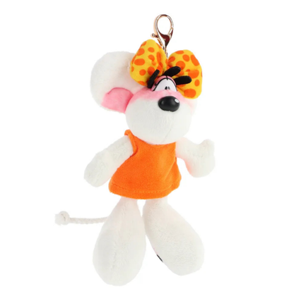 Porte-clés peluche Diddlina en robe 15cm