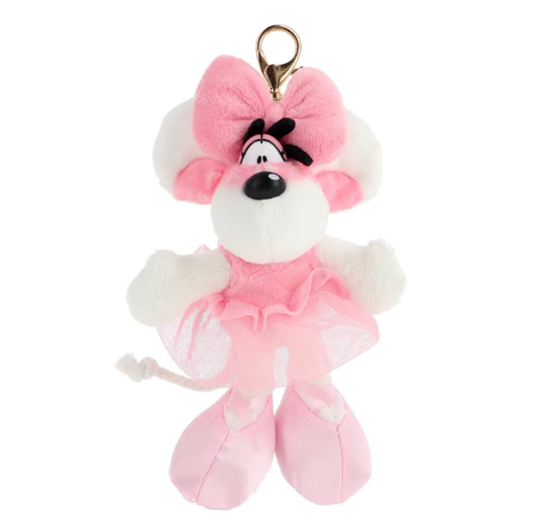 Porte-clés peluche Diddlina en robe 15cm