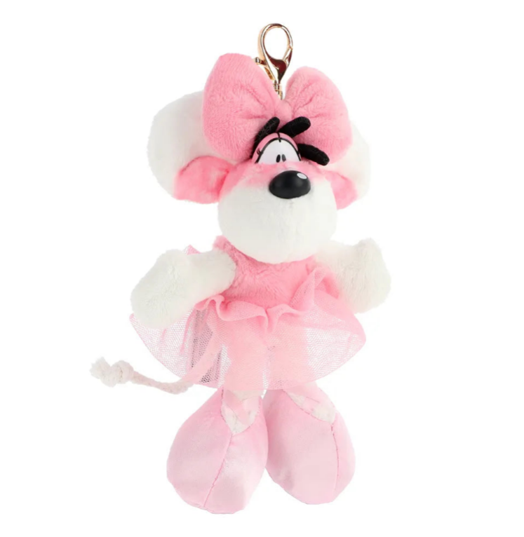 Porte-clés peluche Diddlina en robe 15cm